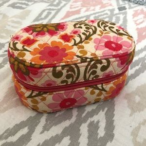 Vera Bradley Travel Jewelry Accessory Storage Case